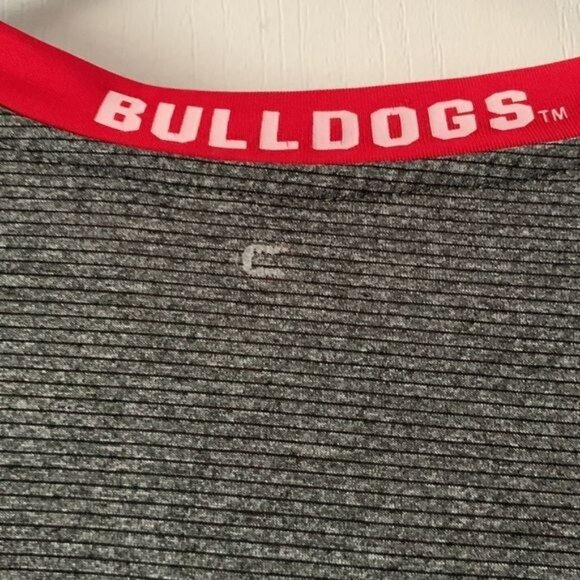 Fresno State Bulldogs Long Sleeve Colosseum Shirt Gray & Red XL Polyester Blend - Picture 7 of 10